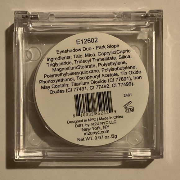 M2Ü NYC - Eyeshadow Duo - Picture 4 of 4